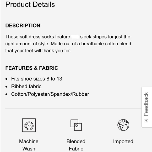 NEW EXPRESS Socks Triple Stripe Dress Socks Navy Men’s Size 8 - 13 - Picture 8 of 12